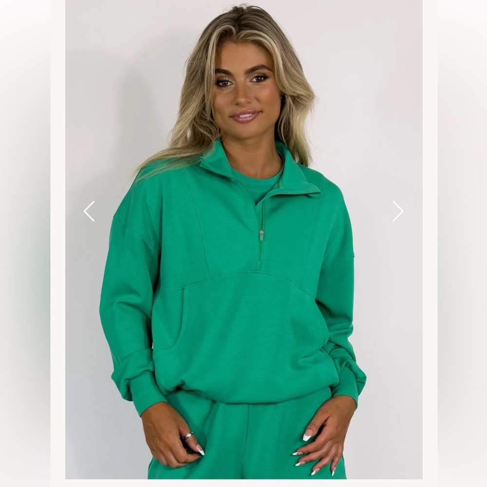 Salt Project Cloud Form Half Zip Jacket Size Xs - image 1